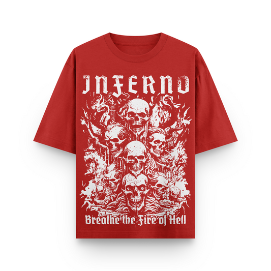 Camiseta Oversize - Inferno