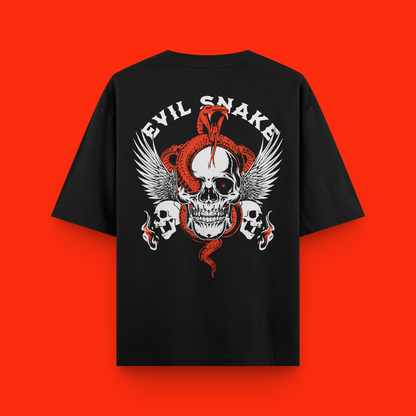 Camiseta Regular - Evil Snake