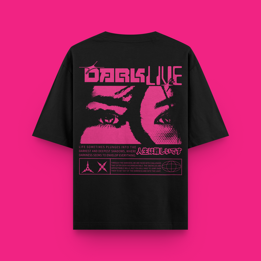 Camiseta Oversize - Dark Live