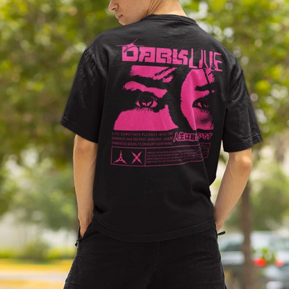 Camiseta Oversize - Dark Live