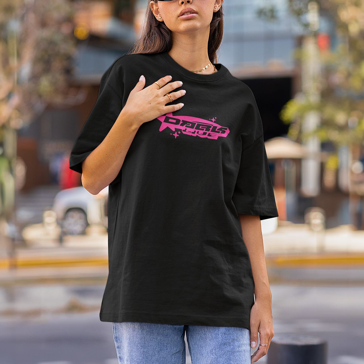 Camiseta Oversize - Dark Live